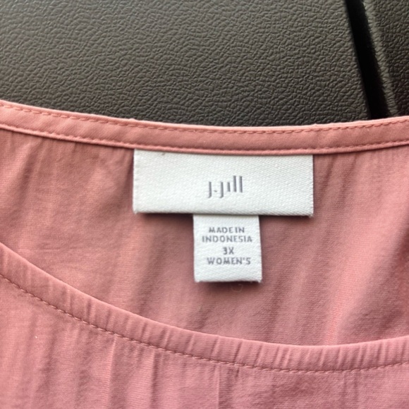 Womens J. Jill Tunic COld Shoulder Blouse in Rose Pink – Size 3X - Picture 7 of 9